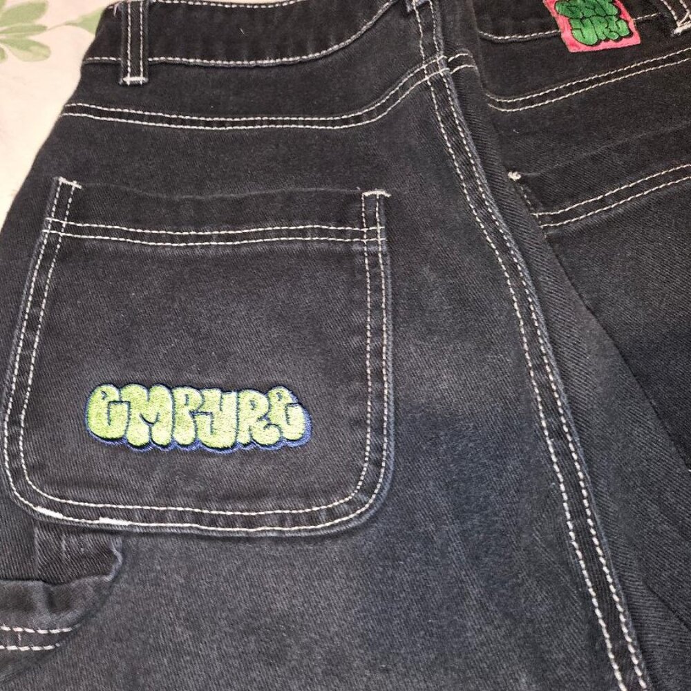 Empyre Tori Black Denim Carpenter Skate Jeans